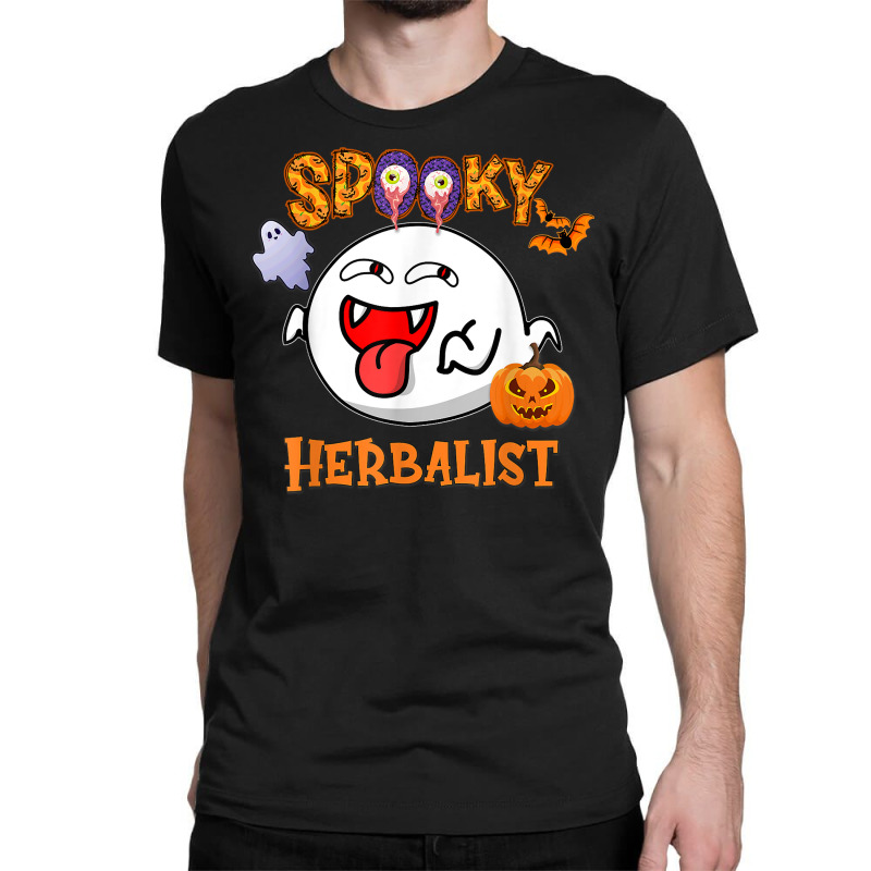 Boo Halloween Costume Spooky Herbalist T Shirt Classic T-shirt by dubrayhecallezhd | Artistshot