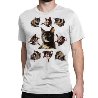 Tortie Cat Tortoiseshell Overload Multi Cat T Shirt Classic T-shirt | Artistshot