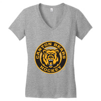 Canton Bears Hockey Women's V-neck T-shirt | Artistshot