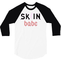 Skin Babe Skincare Lover Skin Esthetician Skin Specialist T Shirt 3/4 Sleeve Shirt | Artistshot