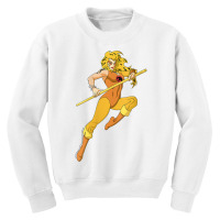 Womens Thundercats Cheetara Portrait V Neck T Shirt Youth Sweatshirt | Artistshot