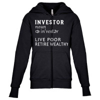 Candlestick Stocks Gifts For Traders Trading Investor Market T Shirt Youth Zipper Hoodie | Artistshot