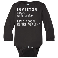 Candlestick Stocks Gifts For Traders Trading Investor Market T Shirt Long Sleeve Baby Bodysuit | Artistshot