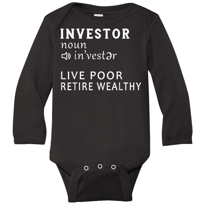 Candlestick Stocks Gifts For Traders Trading Investor Market T Shirt Long Sleeve Baby Bodysuit by uekirstockpg | Artistshot