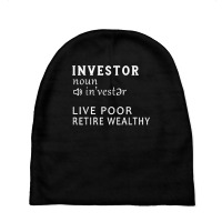 Candlestick Stocks Gifts For Traders Trading Investor Market T Shirt Baby Beanies | Artistshot