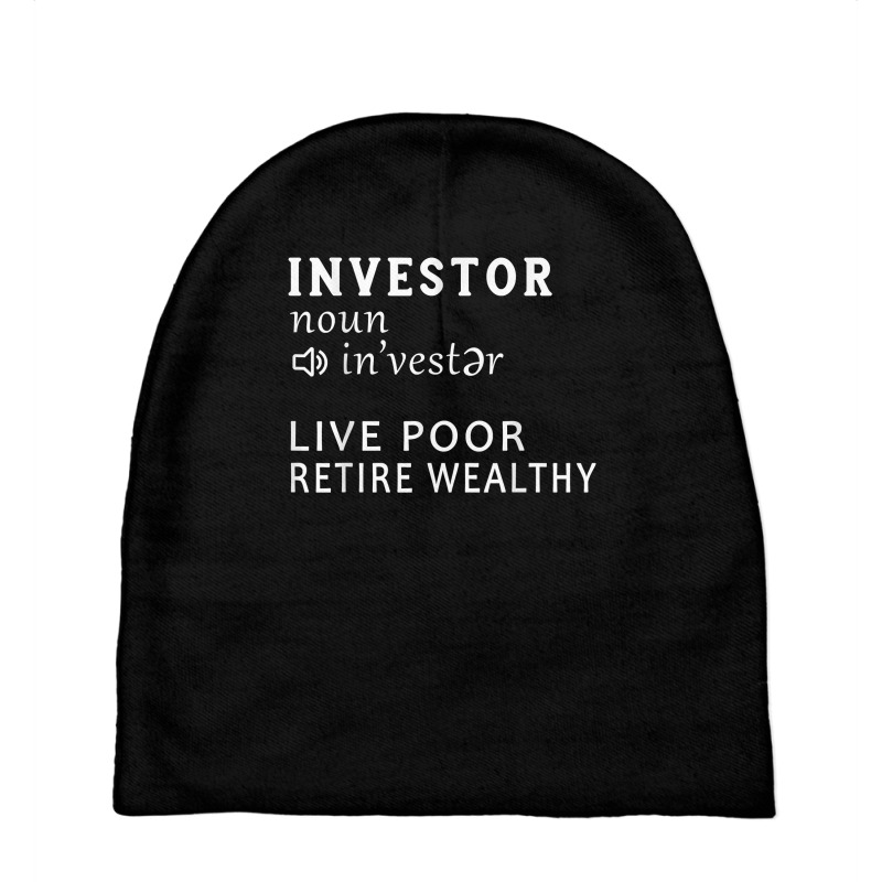 Candlestick Stocks Gifts For Traders Trading Investor Market T Shirt Baby Beanies by uekirstockpg | Artistshot