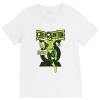 Green Lantern Retro Oath T Shirt V-neck Tee | Artistshot