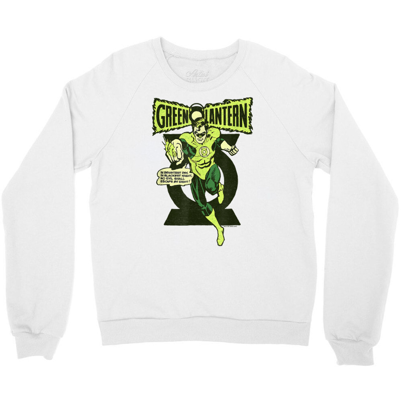 Green Lantern Retro Oath T Shirt Crewneck Sweatshirt | Artistshot