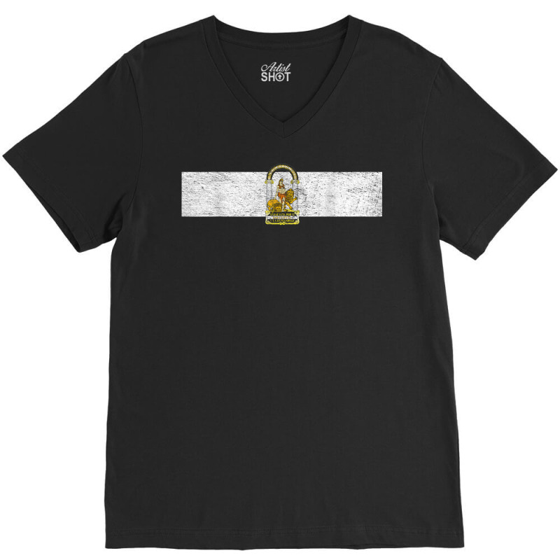 Andalusia Andalucia Flag Seville Spain T Shirt V-neck Tee | Artistshot