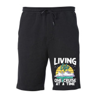 Living Life One Cruise At A Time   Cruise Ship T Shirt Fleece Short | Artistshot