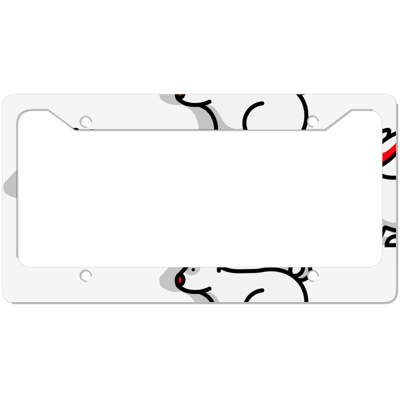 Custom Rabbit License Plate Frame By Alvinanson Artistshot