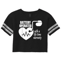 Living With Pacemaker T Shirt Battery Operayted Shirt Scorecard Crop Tee | Artistshot