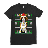 Beagle Christmas Lights Xmas Matching Family Dog Lover 129 Dog Lover Ladies Fitted T-shirt | Artistshot