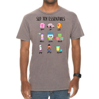 Slip Toy Essentials Slp Speech Pathologist Speech Therapy T Shirt Vintage T-shirt | Artistshot