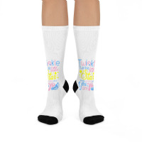 Twinkle.little.star Uncle Wonders What You Are Gender Reveal T Shirt Crew Socks | Artistshot