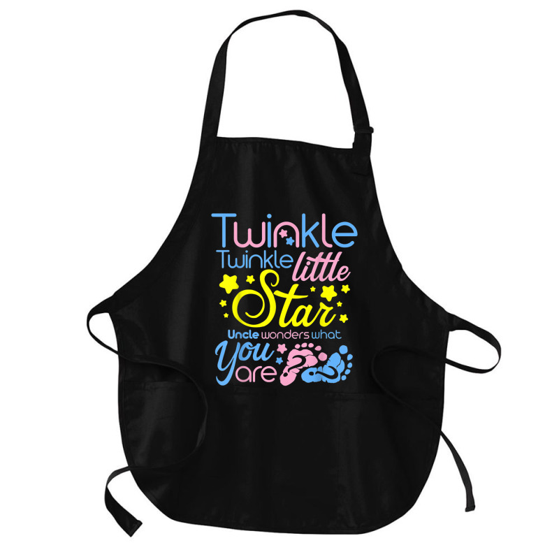 Twinkle.little.star Uncle Wonders What You Are Gender Reveal T Shirt Medium-length Apron | Artistshot