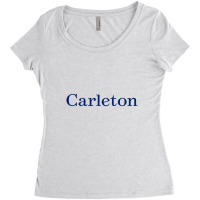 The Carleton College Women's Triblend Scoop T-shirt | Artistshot