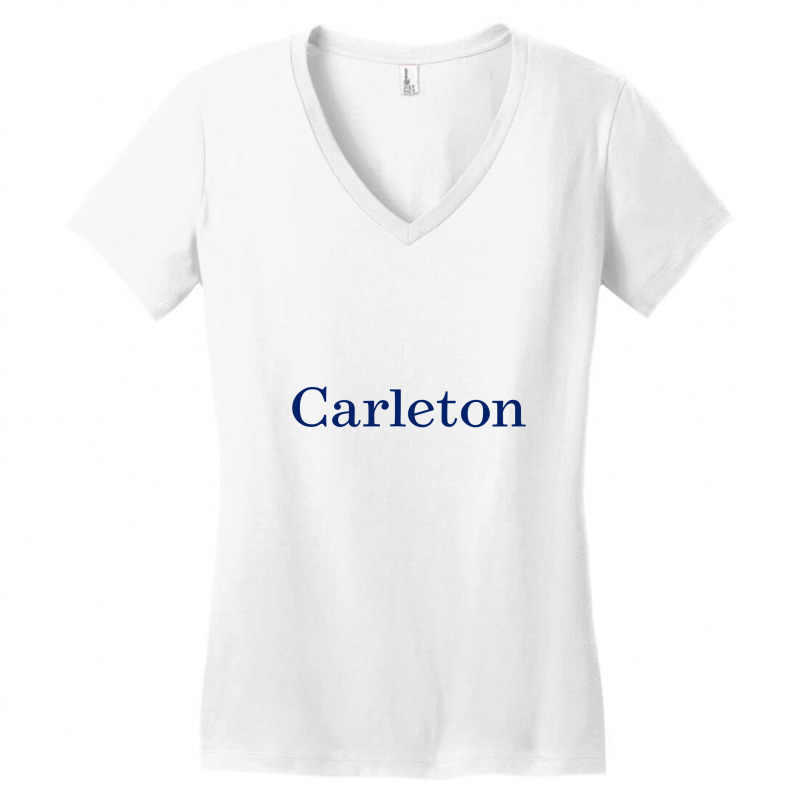 The Carleton College Women's V-Neck T-Shirt by jhonatan diaa | Artistshot