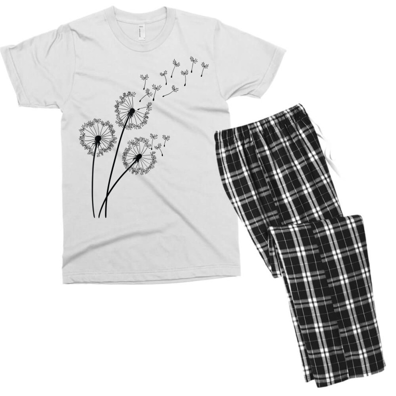 Mood Classy Dandelion Blowing Away In Wind Into The Sky T Shirt Men's T-shirt Pajama Set by pilusoekyokeln | Artistshot