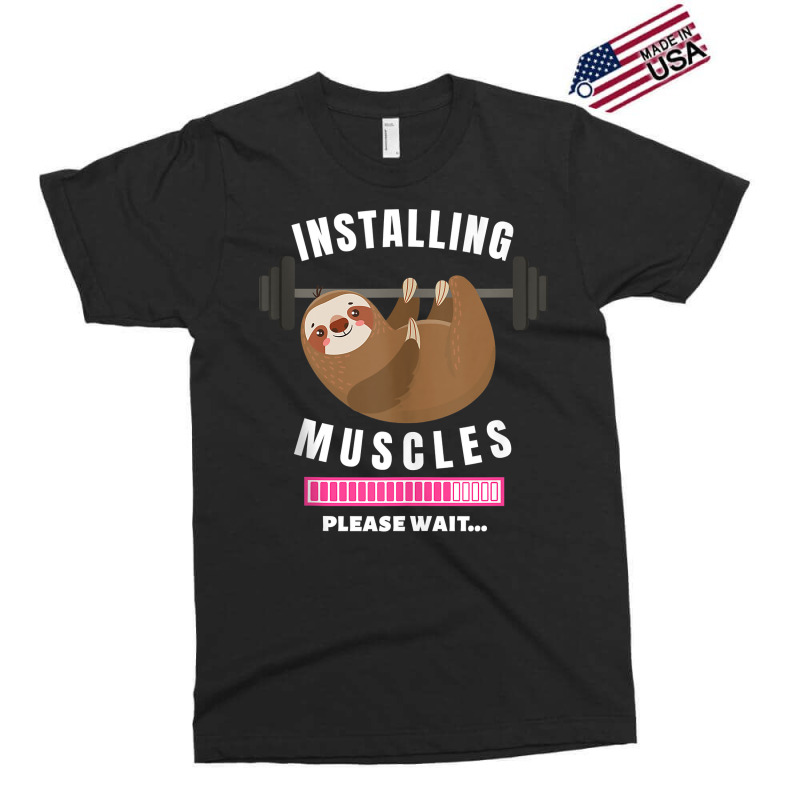 Installing Muscles Sloth Weight Lifting Fitness Motivation Tank Top Exclusive T-shirt | Artistshot