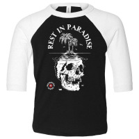 Memento Mori Shirt   Rest In Paradise   Latin Tattoo Graphic T Shirt Toddler 3/4 Sleeve Tee | Artistshot