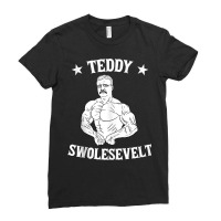 Teddy Roosevelt Body Building Work Out Muscle Gym Gift Tank Top Ladies Fitted T-shirt | Artistshot