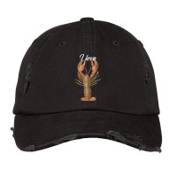 I Love Lobster Crustacean Lover T Shirt Vintage Cap | Artistshot