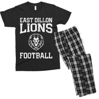 East Dillon Lions Football Men's T-shirt Pajama Set | Artistshot