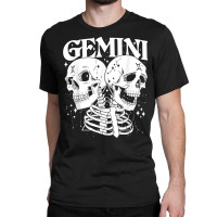 Gemini Faery Crystal Witch Shirt Skull Constellation Classic T-shirt | Artistshot