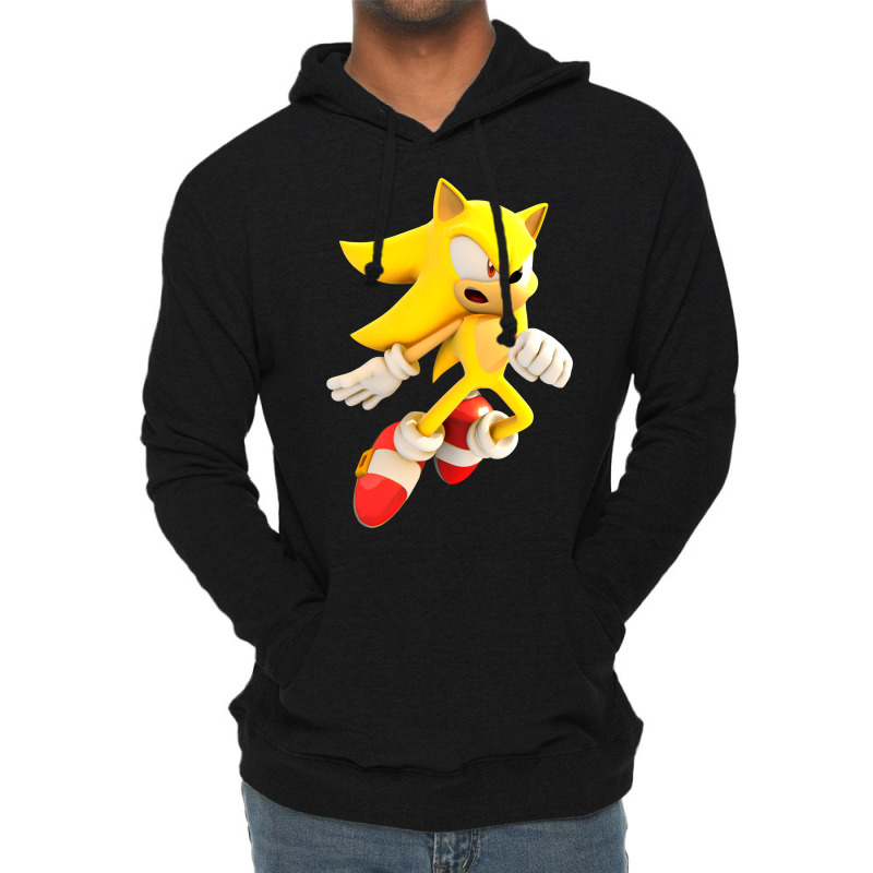 Yellow Hedgehog Jumps Aside Lightweight Hoodie by WilliamTMcCray | Artistshot