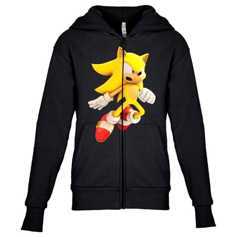 Yellow Hedgehog Jumps Aside Youth Zipper Hoodie by WilliamTMcCray | Artistshot