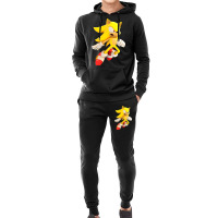 Yellow Hedgehog Jumps Aside Hoodie & Jogger Set | Artistshot