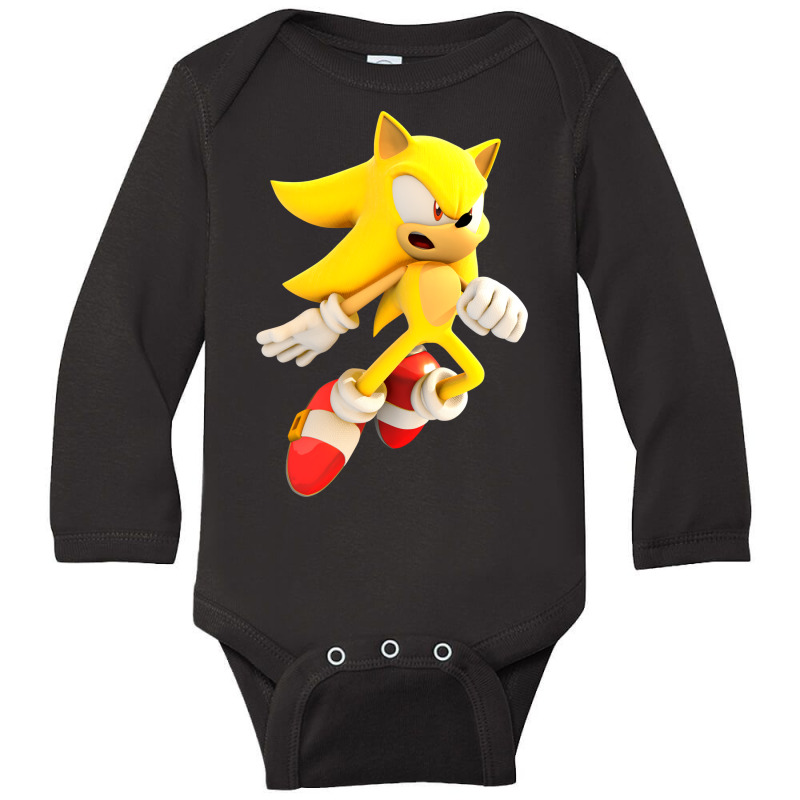 Yellow Hedgehog Jumps Aside Long Sleeve Baby Bodysuit by WilliamTMcCray | Artistshot