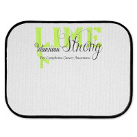 Lymphoma Cancer Lime Ribbon Strong Warrior Awareness Rear Car Mat | Artistshot