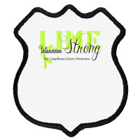 Lymphoma Cancer Lime Ribbon Strong Warrior Awareness Shield Patch | Artistshot