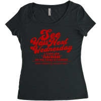 See You Next Wednesday   Fictional Film Ad Women's Triblend Scoop T-shirt | Artistshot