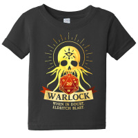 Warlock Class D20 Tabletop Dungeons Rpg Gaming Dragons T Shirt Baby Tee | Artistshot