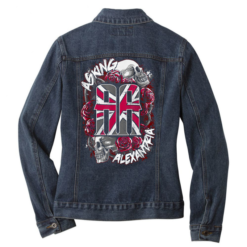 Asking Alexandria Dark Mentor T Shirt Ladies Denim Jacket by caulkyuladdenrxi | Artistshot