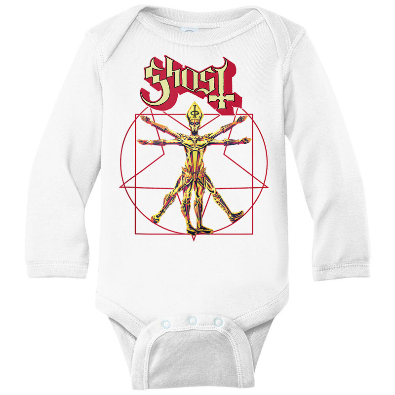 Ghost – Red Popestar Man Tank Top Long Sleeve Baby Bodysuit by fallenafsericebe | Artistshot