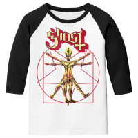 Ghost – Red Popestar Man Tank Top Youth 3/4 Sleeve | Artistshot