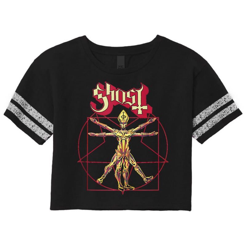 Ghost – Red Popestar Man Tank Top Scorecard Crop Tee by fallenafsericebe | Artistshot