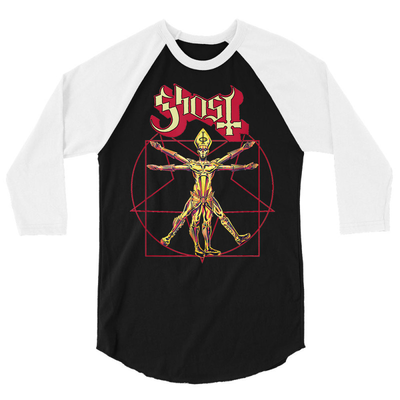 Ghost – Red Popestar Man T Shirt 3/4 Sleeve Shirt by fallenafsericebe | Artistshot