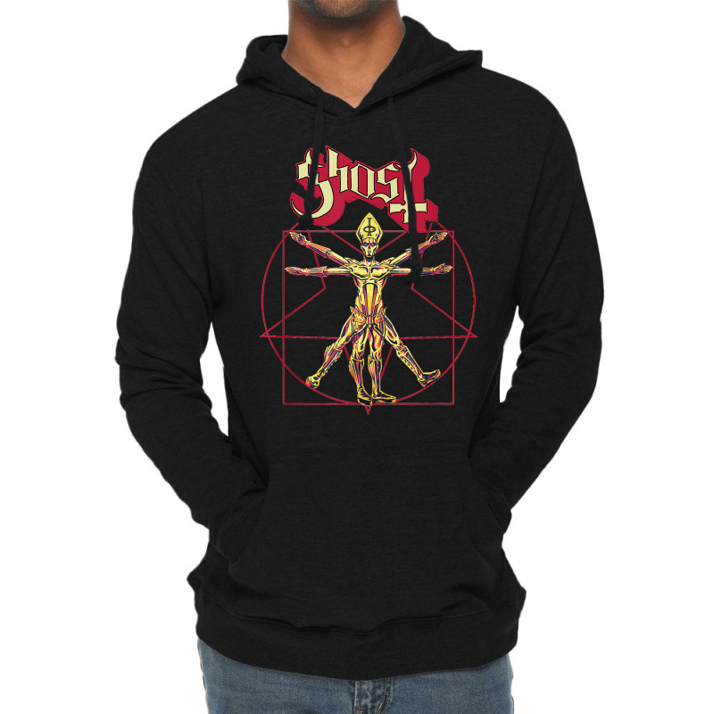 Ghost – Red Popestar Man T Shirt Lightweight Hoodie by fallenafsericebe | Artistshot