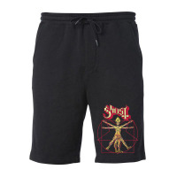 Ghost – Red Popestar Man T Shirt Fleece Short | Artistshot