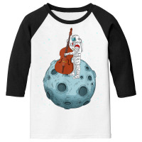 Double Bass Shirt Contrabass Jazz Music Gifts Upright Bass T Shirt Youth 3/4 Sleeve | Artistshot