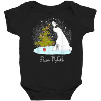 Buon Natale   Cute Polar Bear Penguin Christmas T Shirt Baby Bodysuit | Artistshot