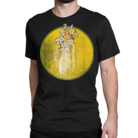 Vintage Art Nouveau Shirt Alphonse Mucha Lily T Shirt T Shirt Classic T-shirt | Artistshot