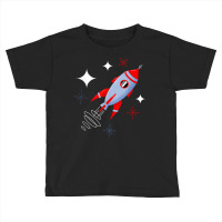 Atomic Rocket Retro Mid Century Modern Futuristic Spaceship T Shirt Toddler T-shirt | Artistshot