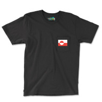 Flag Of Greenland T Shirt Tee Tees T Shirt Tshirt Pocket T-shirt | Artistshot