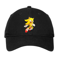 Yellow Hedgehog Jumps Aside Adjustable Cap | Artistshot